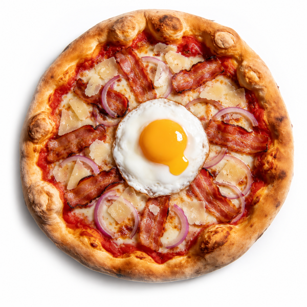 Pizza carbonara
